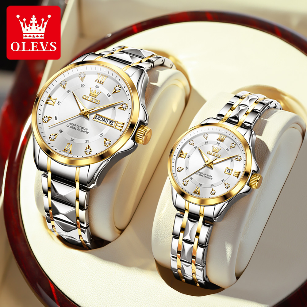 Luxury Watch Exchange - OLEVS 2906 นาฬิกาคู่ Original Roman Scale