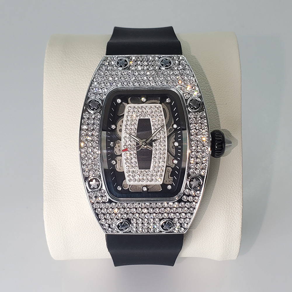 Luxury Watch And Jewelry Brand - นาฬิกาเพชรใหม่สำหรับผู้หญิง แบรนด์หรู ของแท้ ประดับเพชร นาฬิกาควอตซ์ แฟชั่น