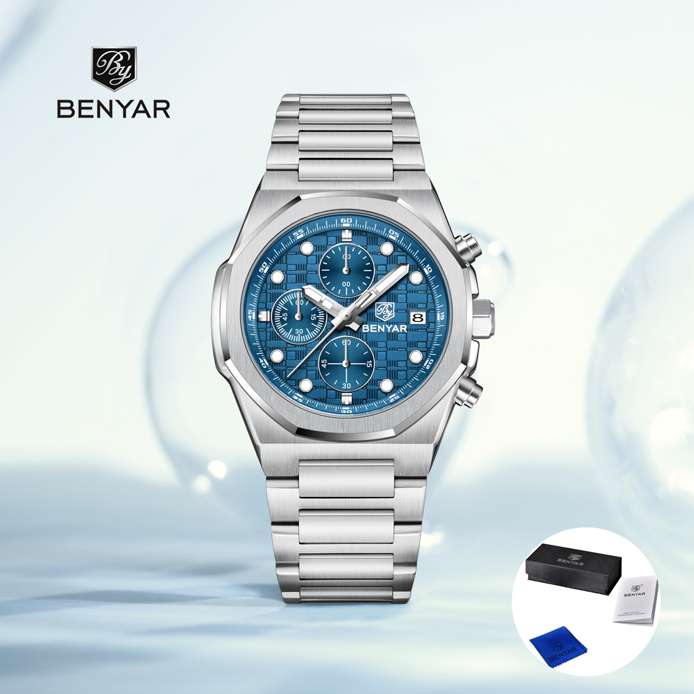 Luxury Watch Exchange - นาฬิกาข้อมือผู้ชาย BENYAR รุ่นใหม่ปี 2025 นาฬิกาควอตซ์สุดหรู นาฬิกาโครโนกราฟสำหรับผู้ชาย