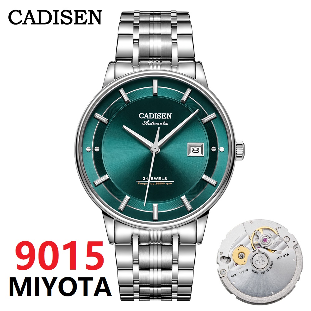 Luxury Watch Japan Brand - CADISEN Ultra-thin Mechanical Wriswatch ญี่ปุ่น MIYOTA