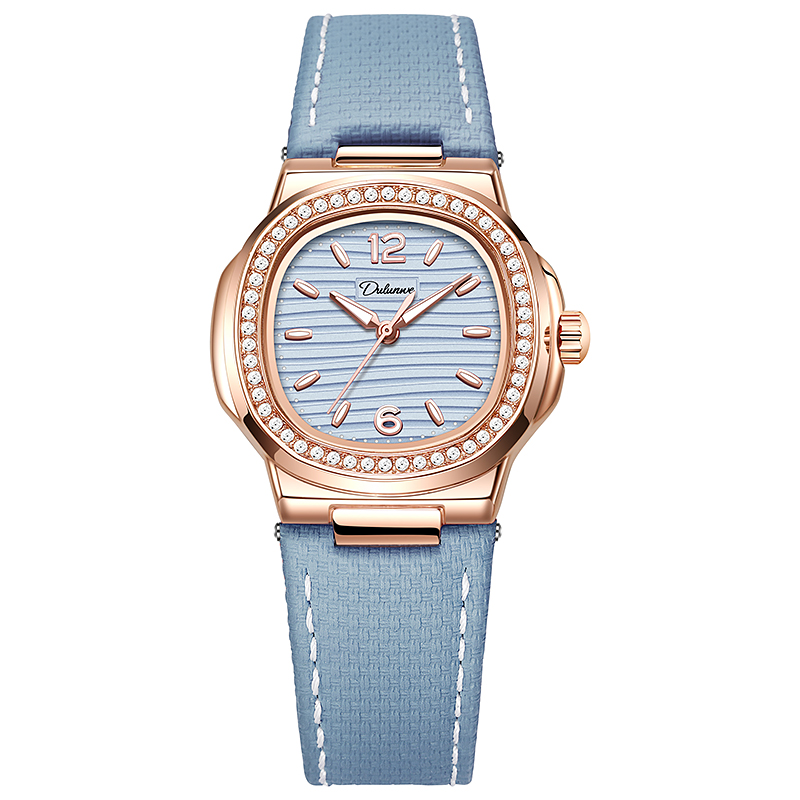 Luxury Watch With Rubber Strap - นาฬิกาจักรกลสำหรับผู้หญิง Nautilus ดีไซน์หรูหราและมินิมอล นาฬิกาข้อมือหรูหรา Dulunwe พร้อมสายฟลูออโรอีลาสโตเมอร์สุดพิเศษ