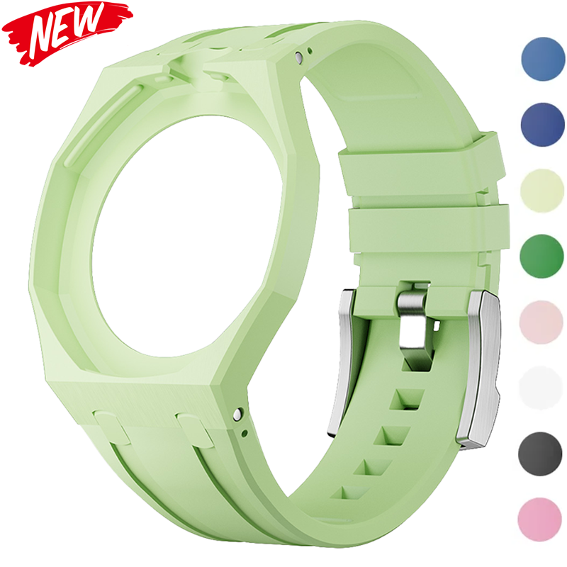 Luxury Watch With Rubber Strap - ชุดอุปกรณ์ตกแต่งสุดหรูสำหรับ Swatch x AP Royal POP