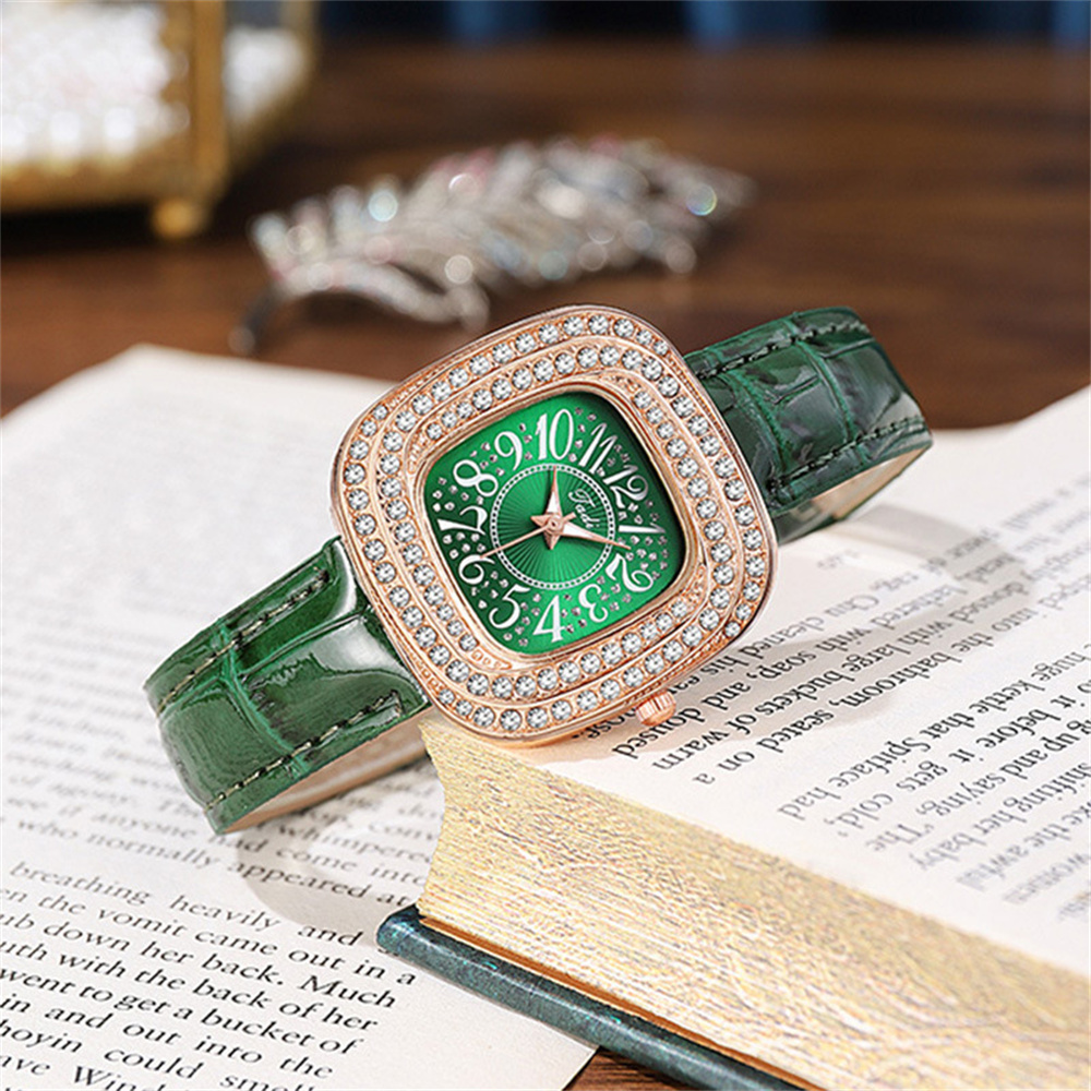 นาฬิกาควอทซ์แฟชั่นทรงสี่เหลี่ย - Luxury Watch With Arabic Numerals บทวิจารณ์และราคา