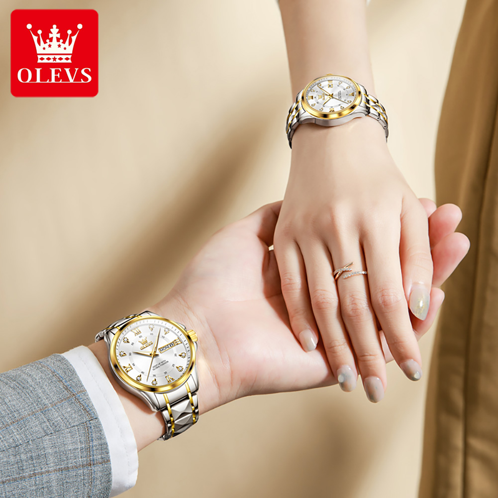 OLEVS 2906 นาฬิกาคู่ Original  - Luxury Watch Exchange บทวิจารณ์และราคา
