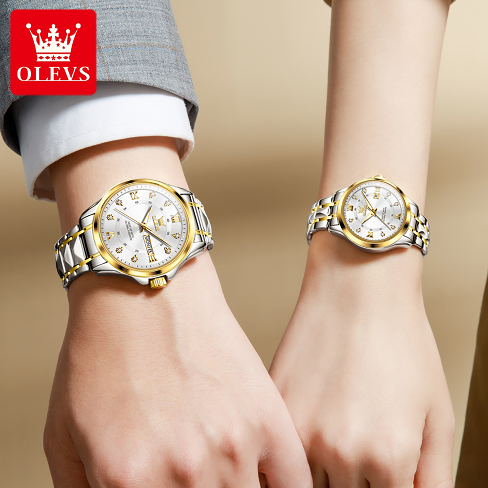 OLEVS 2906 นาฬิกาคู่ Original  - Luxury Watch Exchange บทวิจารณ์และราคา