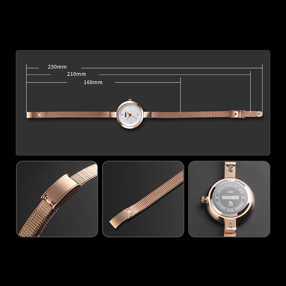 SKMEI 1390 นาฬิกาข้อมือผู้หญิง - Luxury Watch Kids บทวิจารณ์และราคา