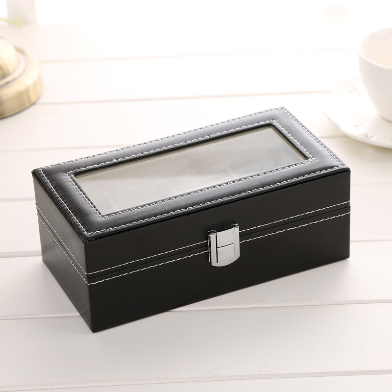 DELESYS 4 ตําแหน่ง PU นาฬิกากล - Luxury Watch Packaging Box บทวิจารณ์และราคา
