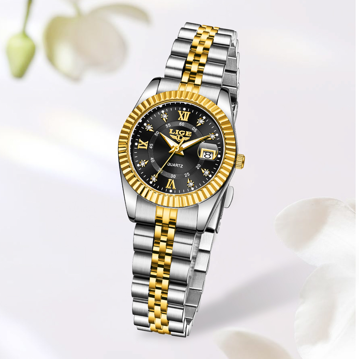 LIGE แฟชั่น Elegant ผู้หญิงนาฬ - Luxury Watch Packaging Box บทวิจารณ์และราคา