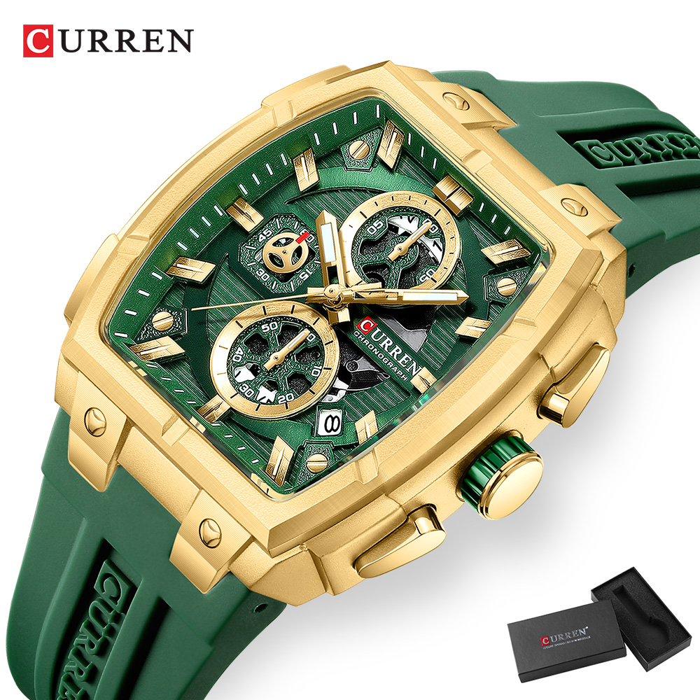 CURREN นาฬิกาวินเทจสุดหรูสำหรั - Luxury Watch And Bracelet บทวิจารณ์และราคา