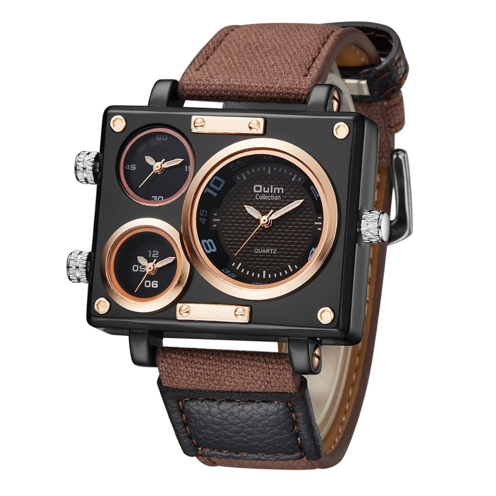 ผู้ชายนาฬิกายี่ห้อ Oulm 3595นา - Luxury Watch Magazine บทวิจารณ์และราคา