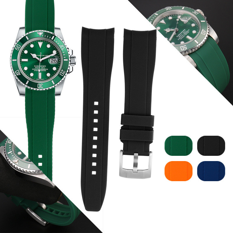 Tali Jam Tangan karet เชื่อมต่ - Luxury Watch With Rubber Strap บทวิจารณ์และราคา