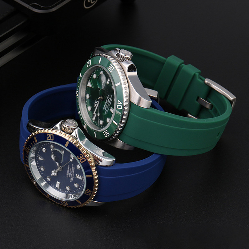 Tali Jam Tangan karet เชื่อมต่ - Luxury Watch With Rubber Strap บทวิจารณ์และราคา