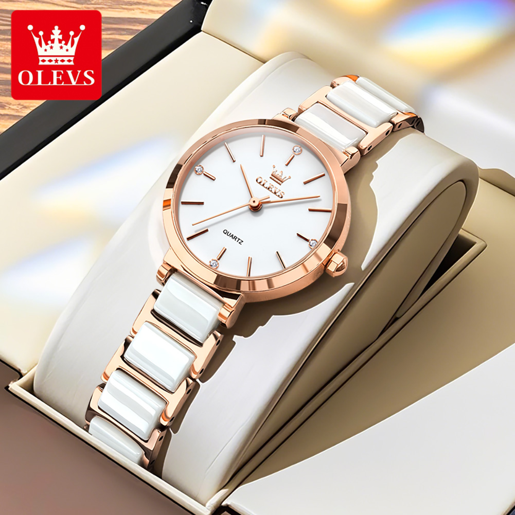 นาฬิกาข้อมือผู้หญิง OLEVS รุ่น - Luxury Watch And Bracelet บทวิจารณ์และราคา