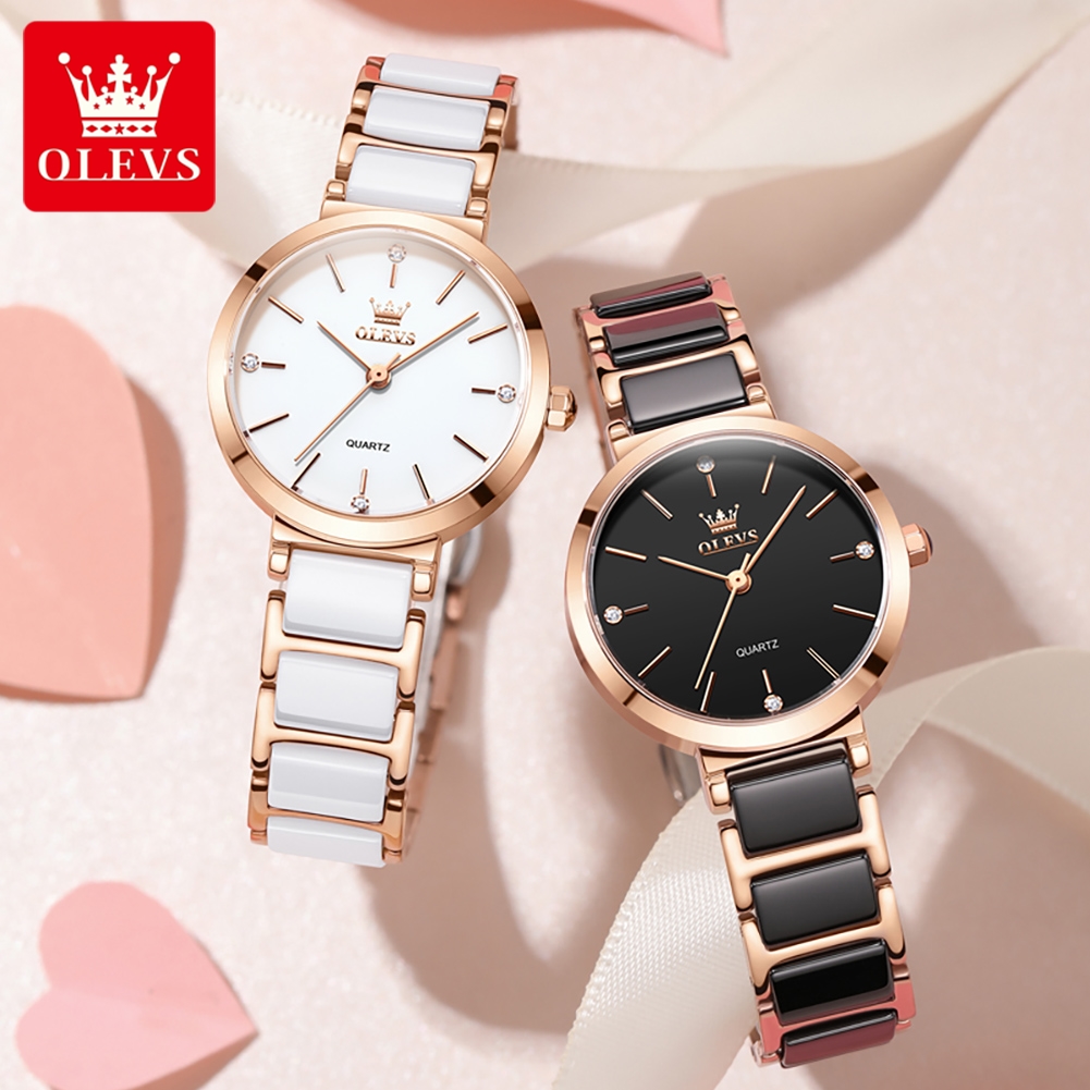 นาฬิกาข้อมือผู้หญิง OLEVS รุ่น - Luxury Watch And Bracelet บทวิจารณ์และราคา