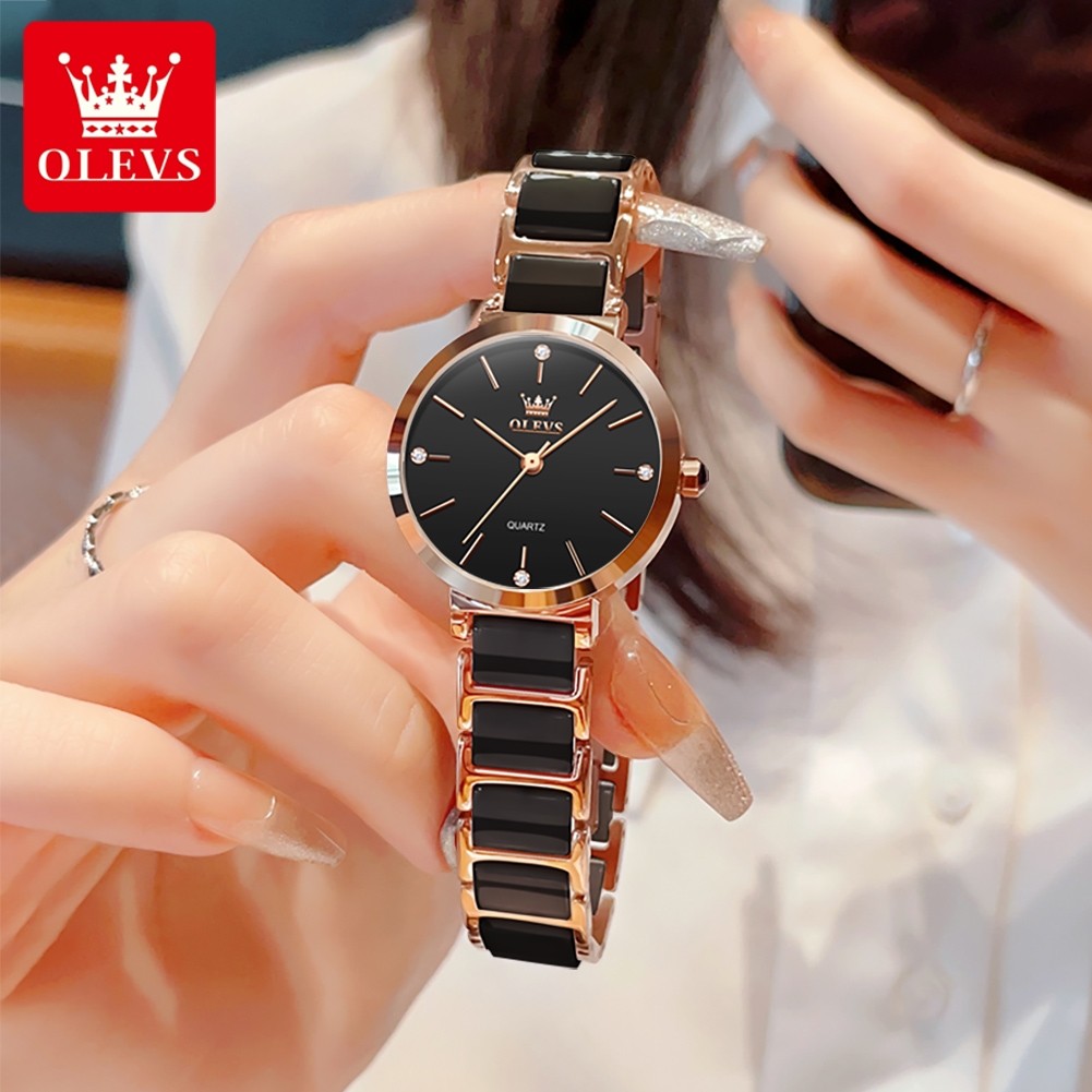 นาฬิกาข้อมือผู้หญิง OLEVS รุ่น - Luxury Watch And Bracelet บทวิจารณ์และราคา