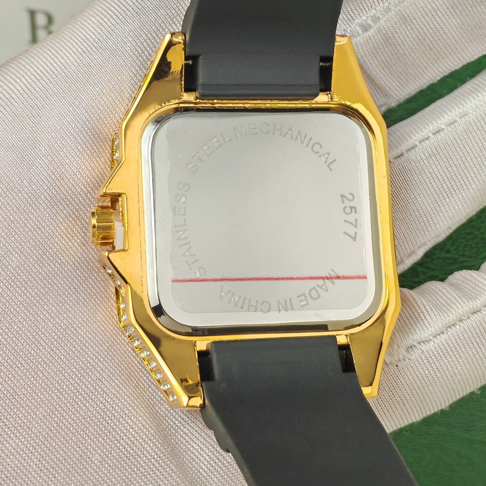 นาฬิกาควอตซ์แฟชั่นสุดฮิต ประดั - Luxury Watch With Rubber Strap บทวิจารณ์และราคา