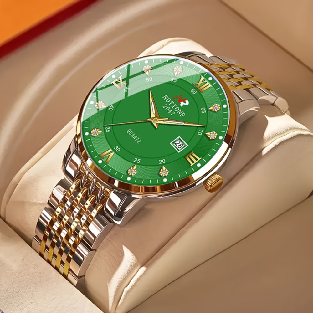 นาฬิกาควอตซ์สำหรับผู้ชาย ดีไซน - Luxury Watch And Bracelet บทวิจารณ์และราคา