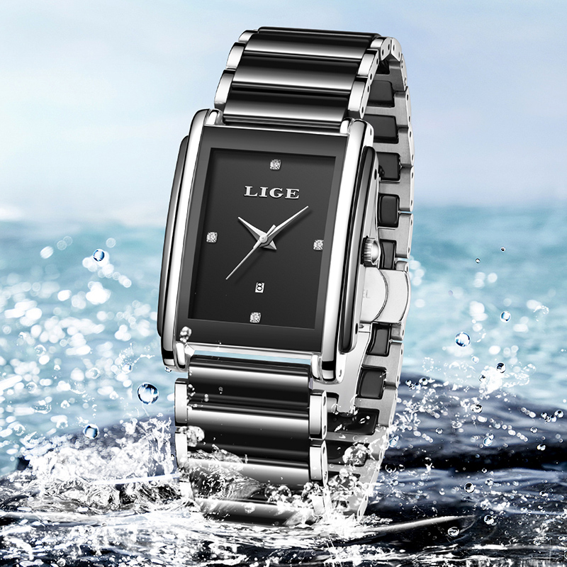 นาฬิกาข้อมือผู้หญิง LIGE รุ่นใ - Luxury Watch Packaging Box บทวิจารณ์และราคา