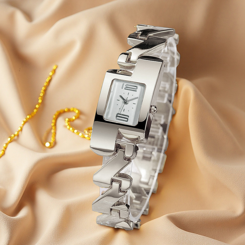 นาฬิกาข้อมือควอตซ์ทรงสี่เหลี่ย - Luxury Watch Kids บทวิจารณ์และราคา