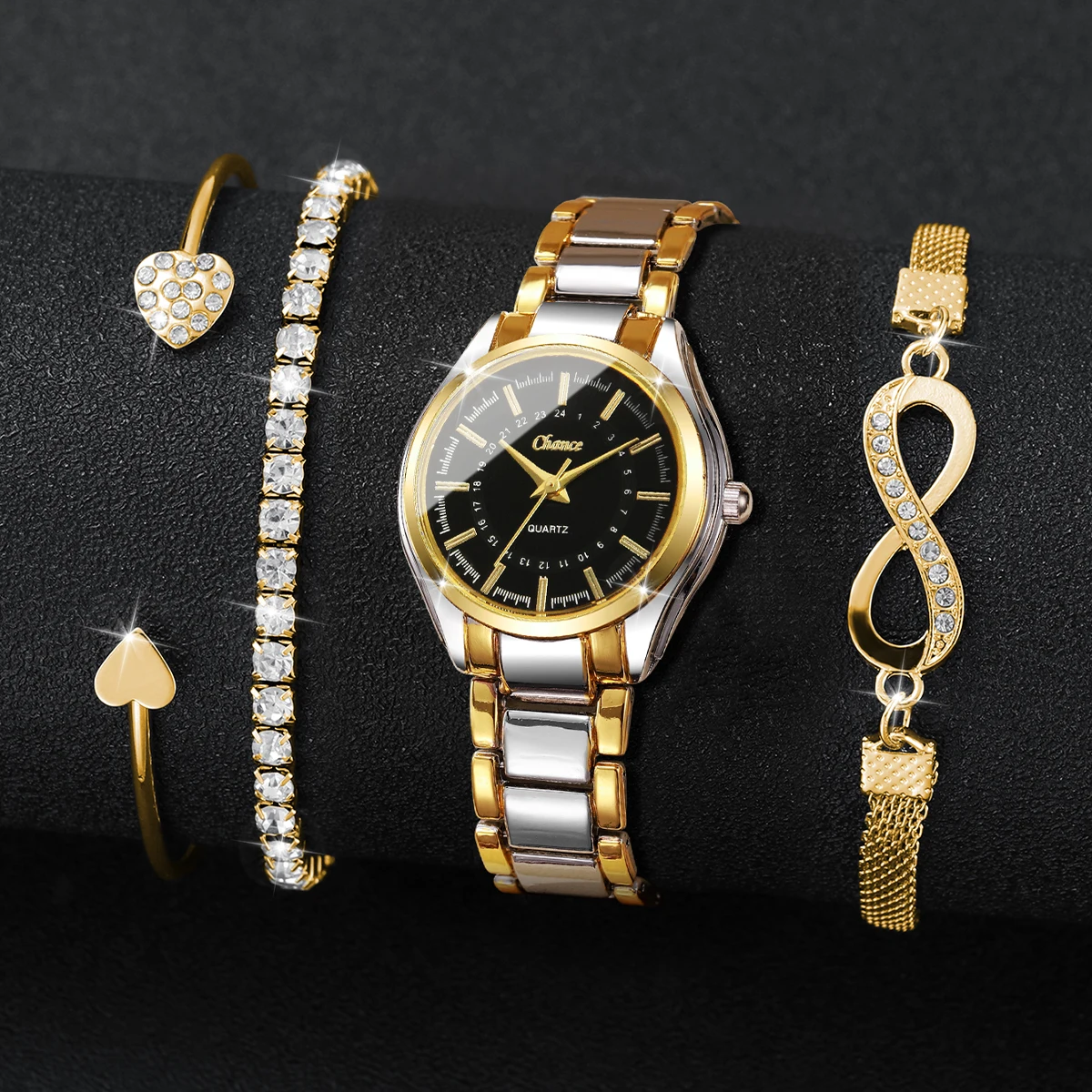 4 ชิ้น นาฬิกาข้อมือผู้หญิงสุดห - Luxury Watch Packaging Box บทวิจารณ์และราคา