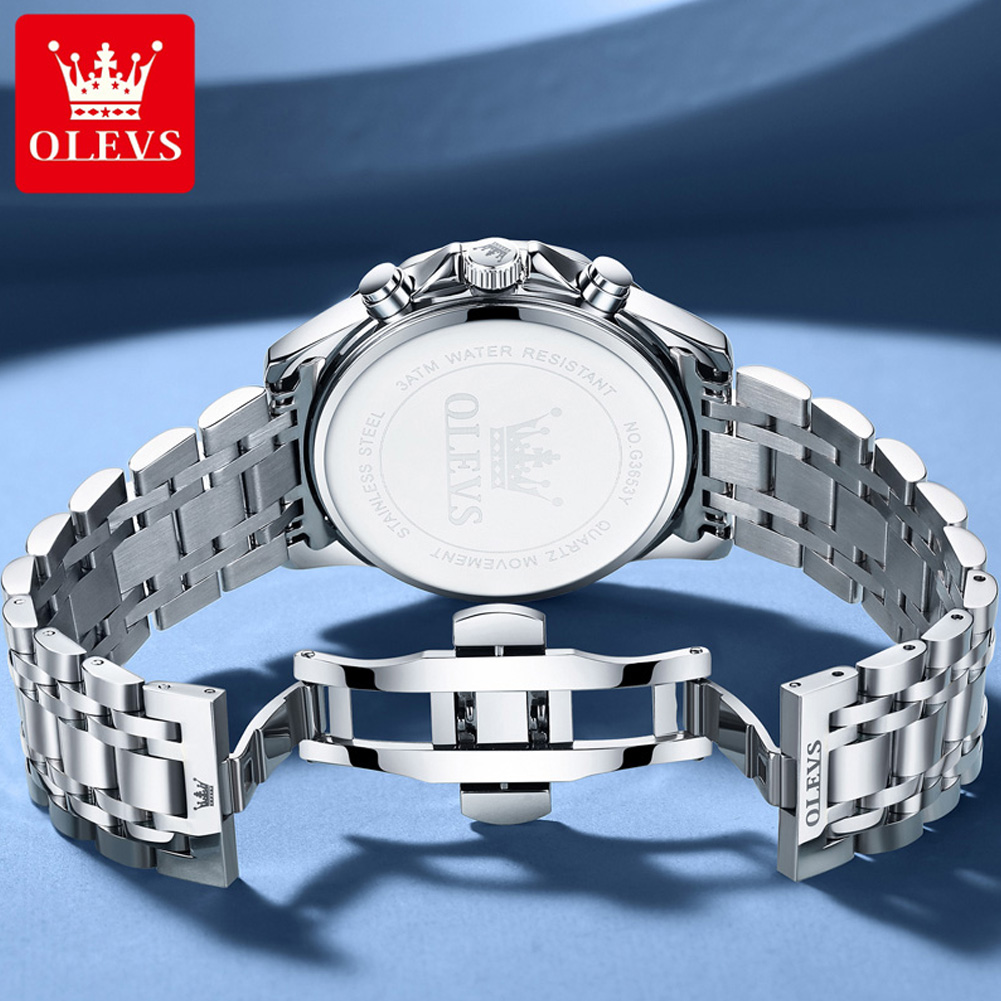 นาฬิกาข้อมือผู้ชาย OLEVS 3653  - Luxury Watch Magazine บทวิจารณ์และราคา