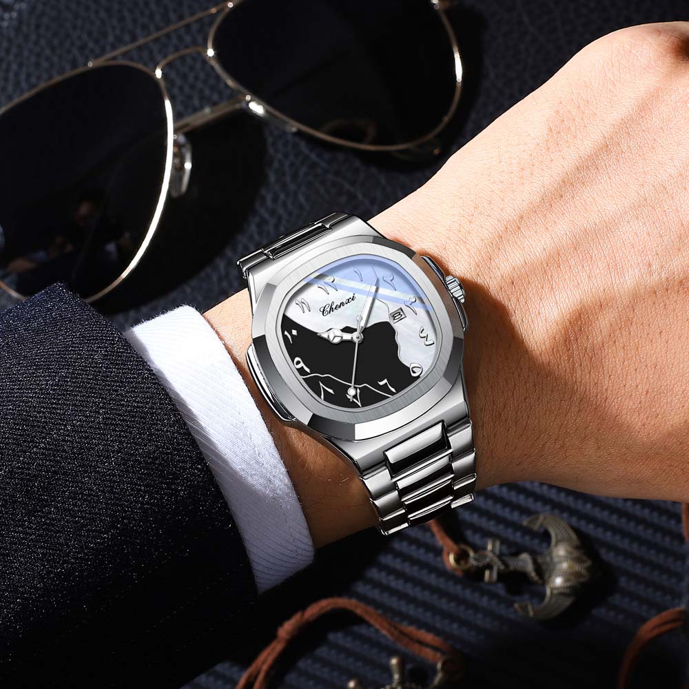 นาฬิกาข้อมือผู้ชาย CHENXI รุ่น - Luxury Watch With Arabic Numerals บทวิจารณ์และราคา