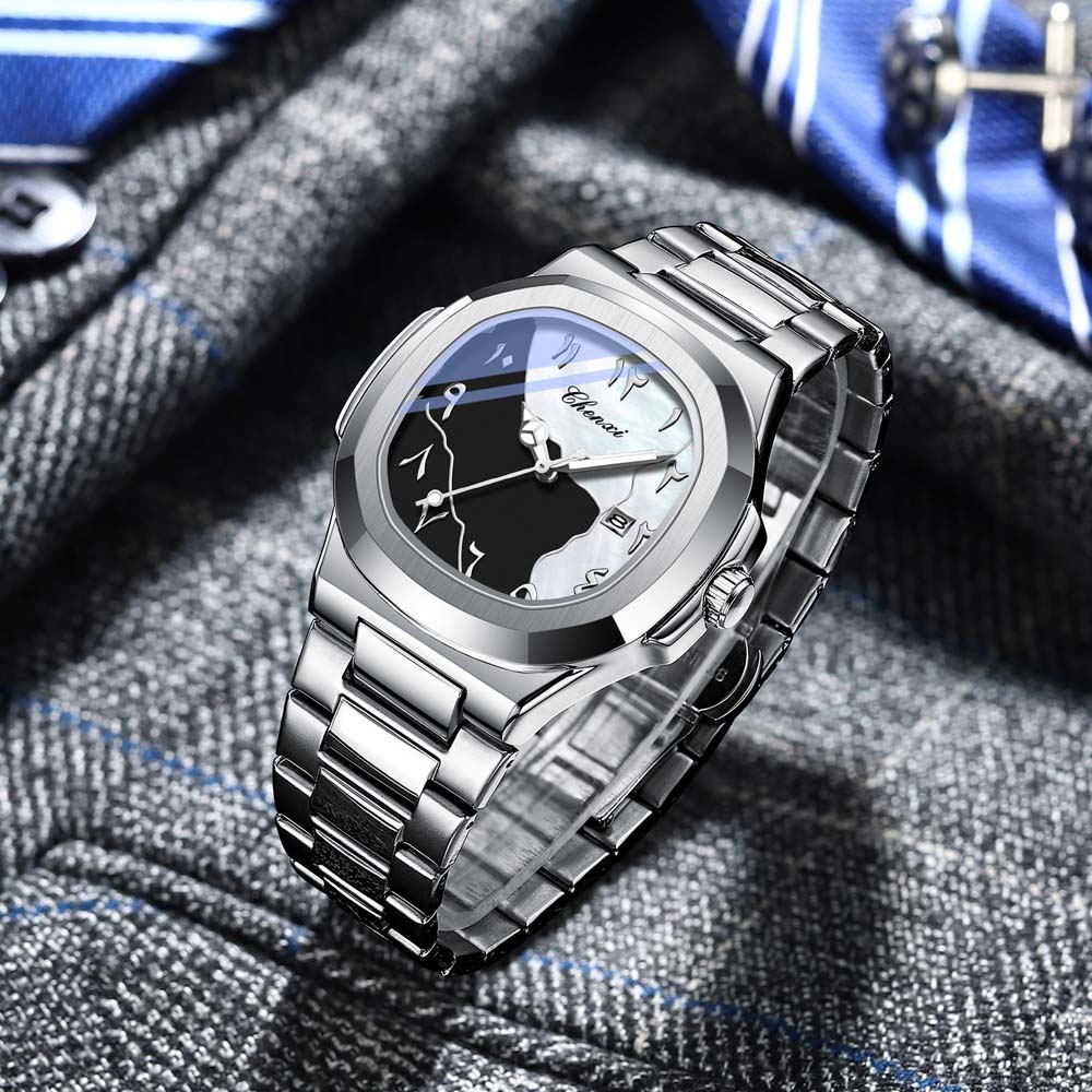 นาฬิกาข้อมือผู้ชาย CHENXI รุ่น - Luxury Watch With Arabic Numerals บทวิจารณ์และราคา