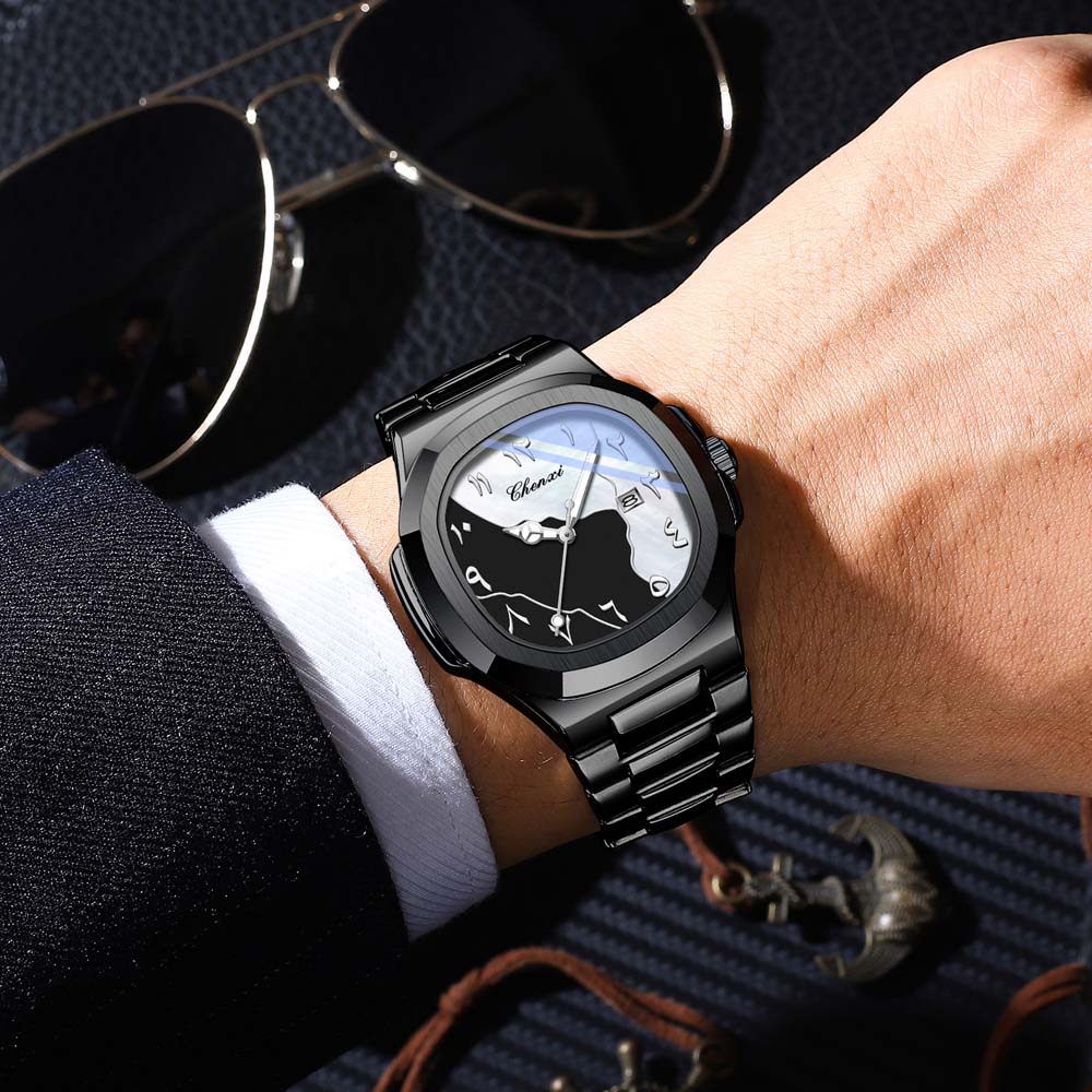 นาฬิกาข้อมือผู้ชาย CHENXI รุ่น - Luxury Watch With Arabic Numerals บทวิจารณ์และราคา
