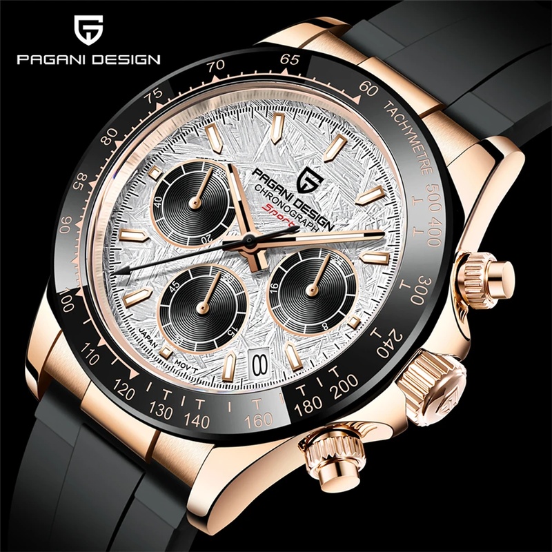 นาฬิกา Pagani Design PD‑1644 ส - Luxury Watch With Rubber Strap บทวิจารณ์และราคา