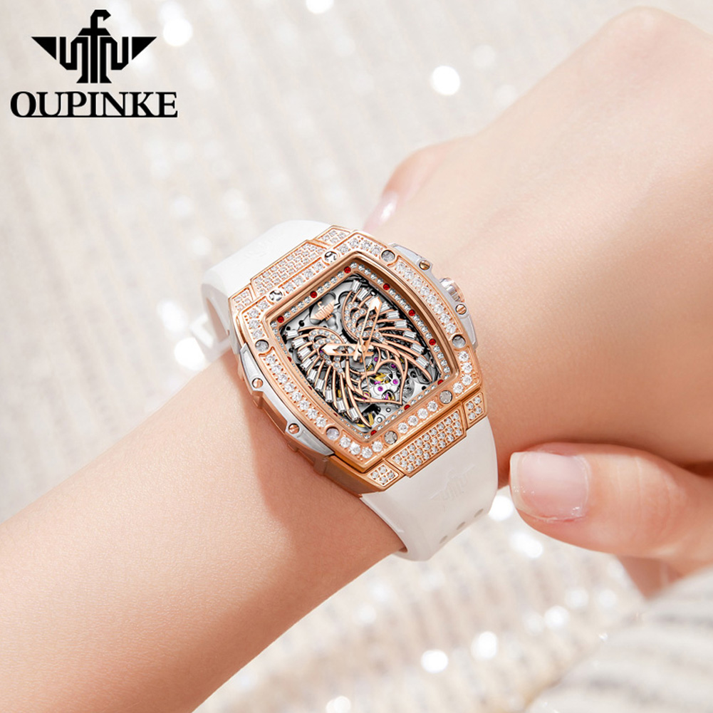 ชุดกล่องนาฬิกาข้อมือผู้หญิง OU - Luxury Watch And Bracelet บทวิจารณ์และราคา