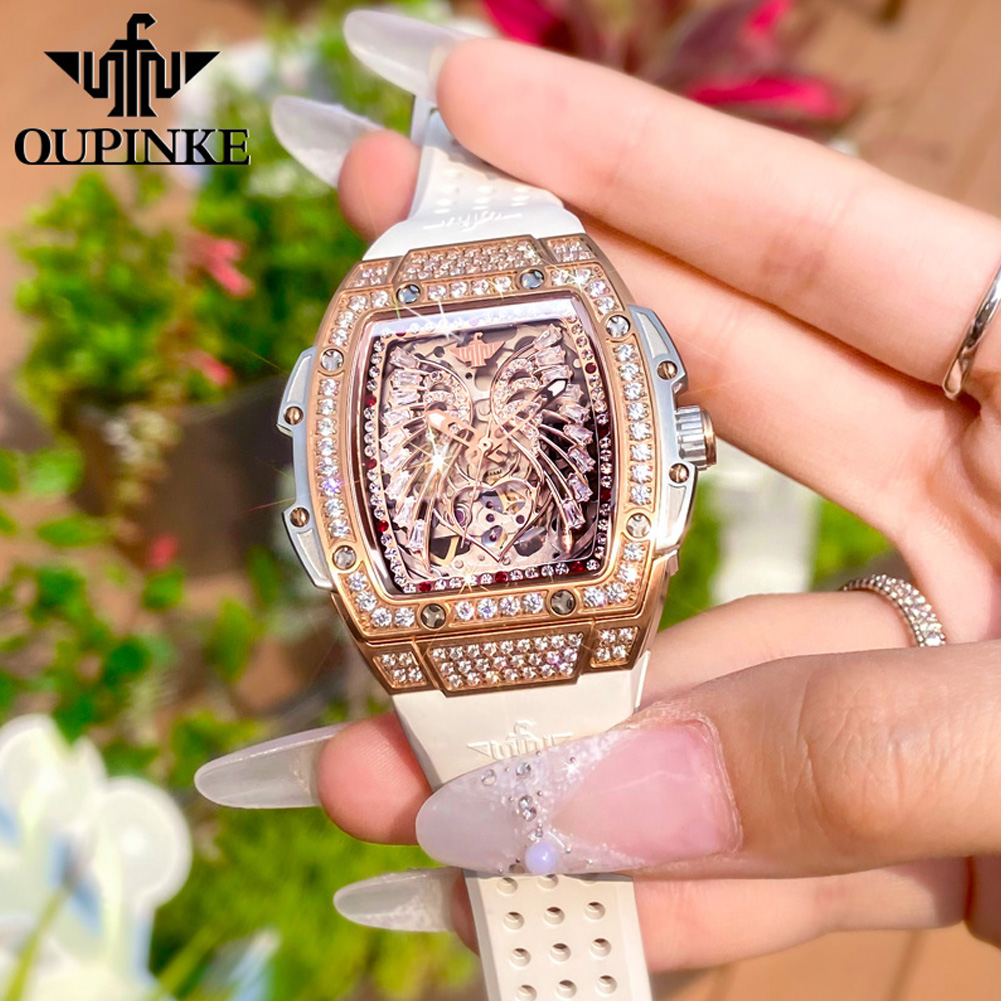 ชุดกล่องนาฬิกาข้อมือผู้หญิง OU - Luxury Watch And Bracelet บทวิจารณ์และราคา