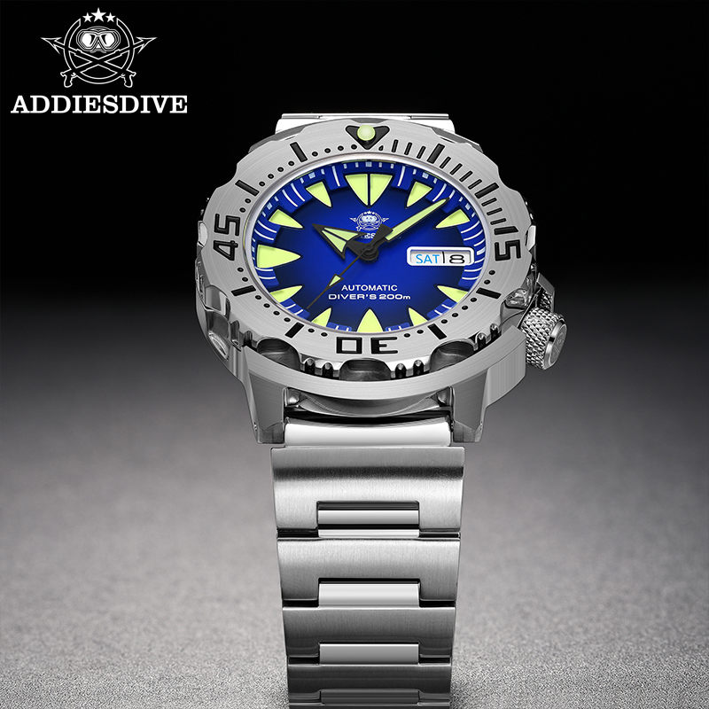 ADDIESDIVE นาฬิกาดำน้ำผู้ชายระ - Luxury Watch Packaging Box บทวิจารณ์และราคา