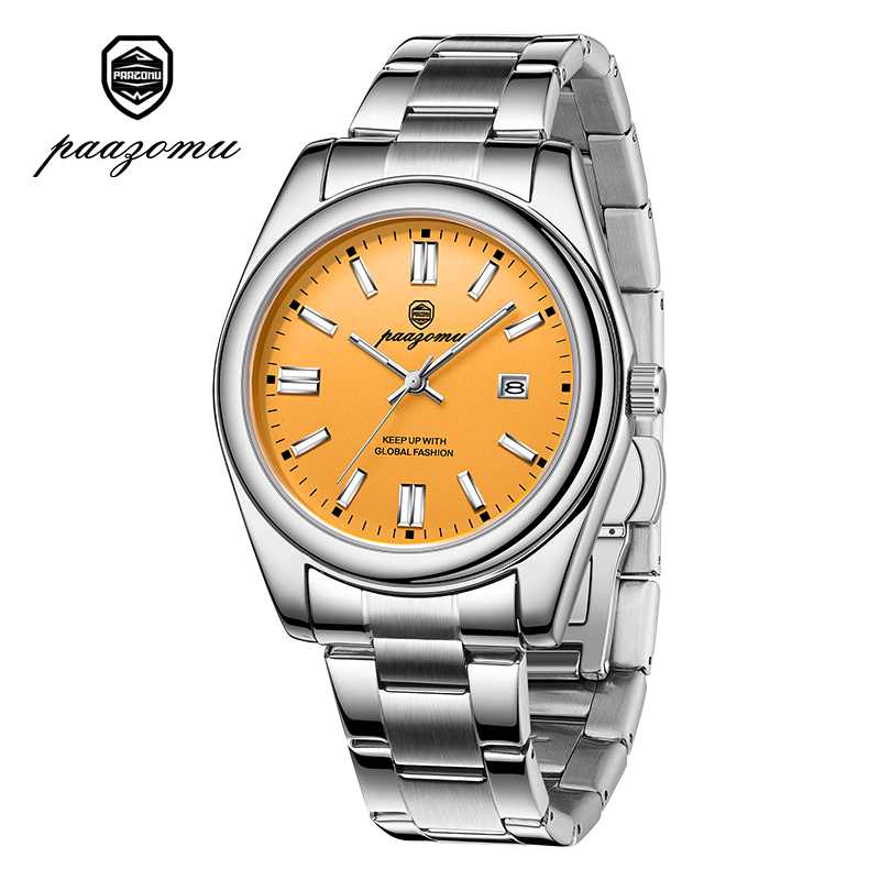 PAAZOMU แฟชั่นรอบควอตซ์นาฬิกาผ - Luxury Watch With Arabic Numerals บทวิจารณ์และราคา