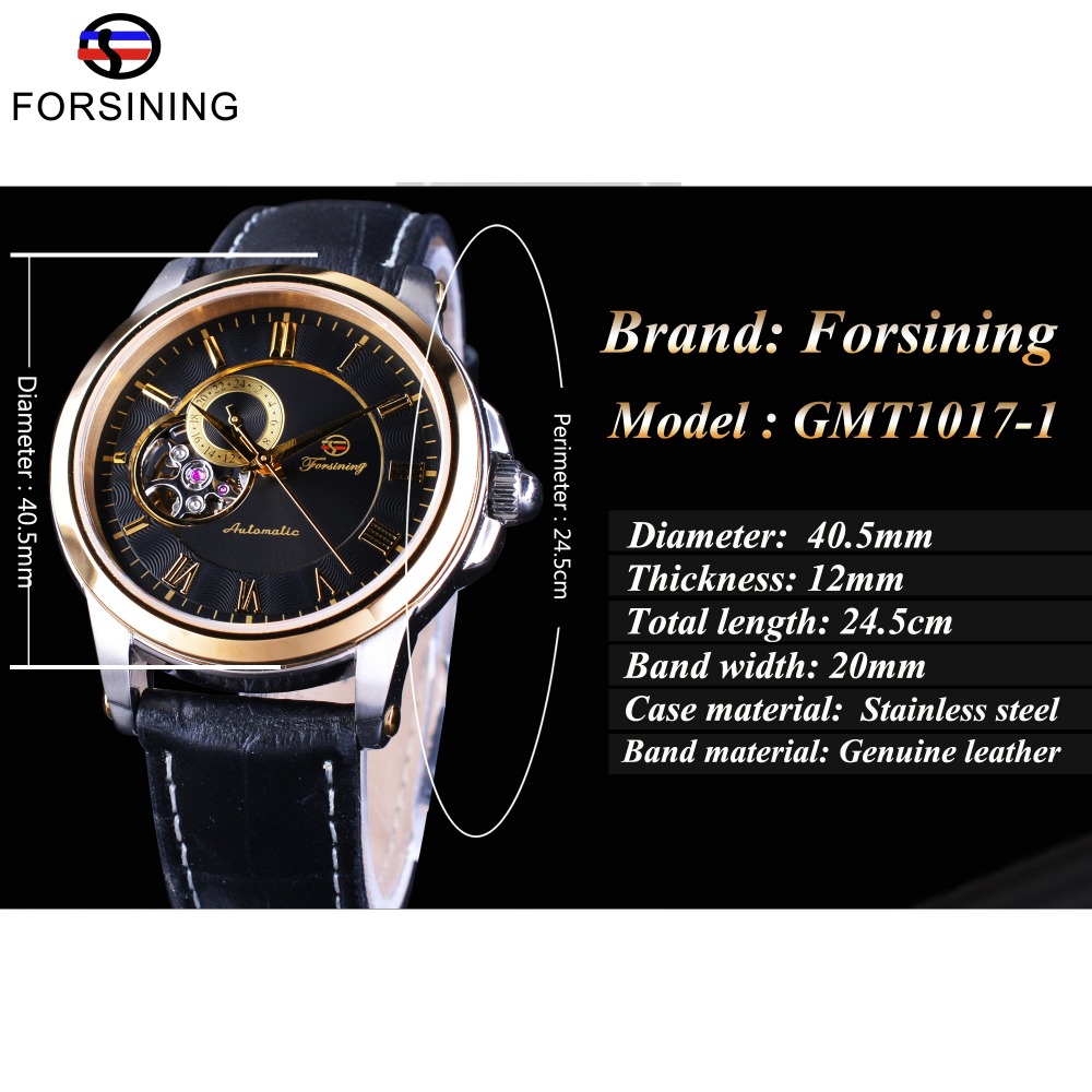 นาฬิกาข้อมือผู้ชาย Forsining ร - Luxury Watch Japan Brand บทวิจารณ์และราคา