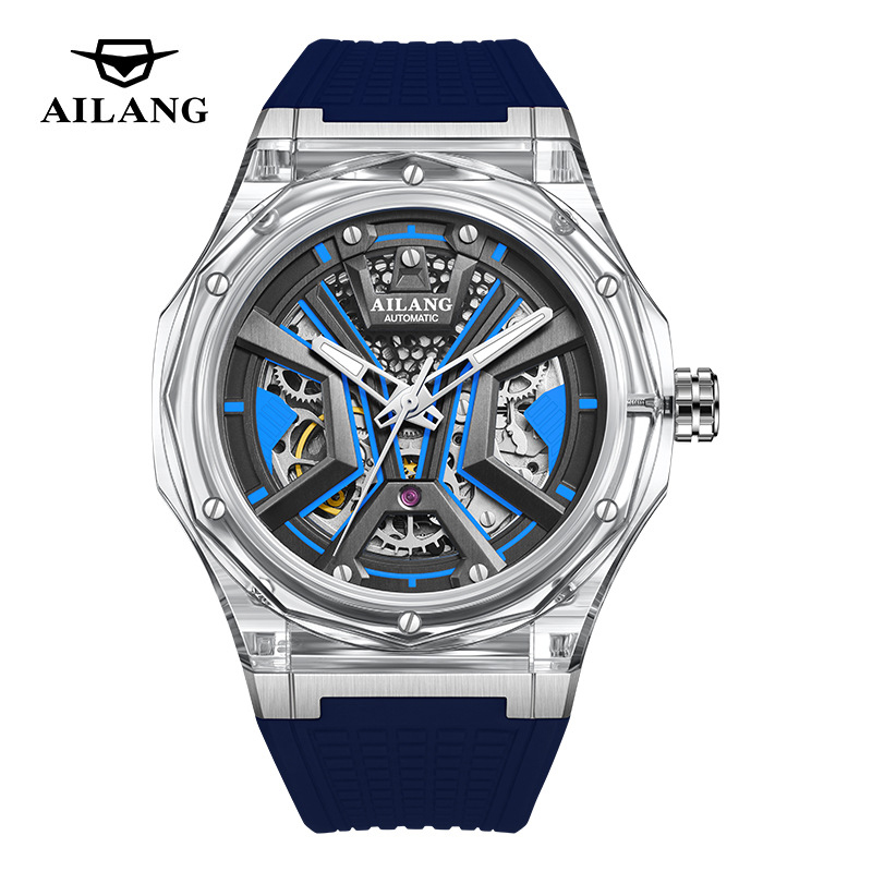 AILANG Brand Sports Men Mechan - Luxury Watch With Rubber Strap บทวิจารณ์และราคา