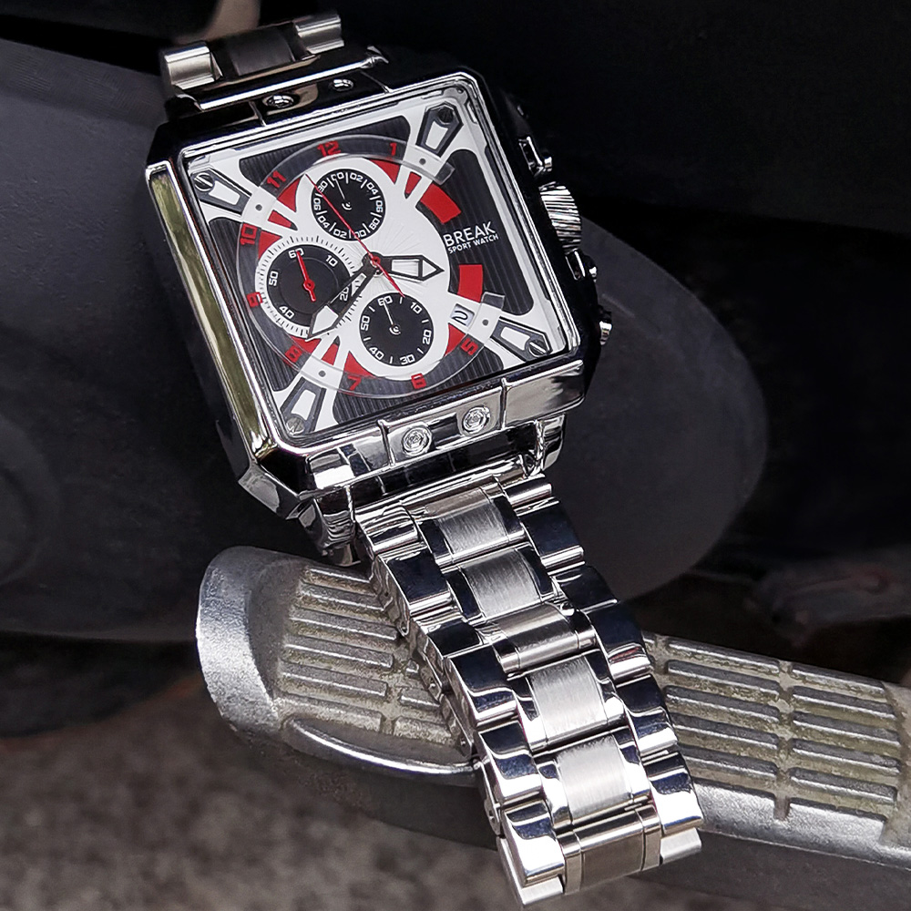ใหม่หรูหราแบรนด์ชั้นนําโครโนกร - Luxury Watch With Rubber Strap บทวิจารณ์และราคา
