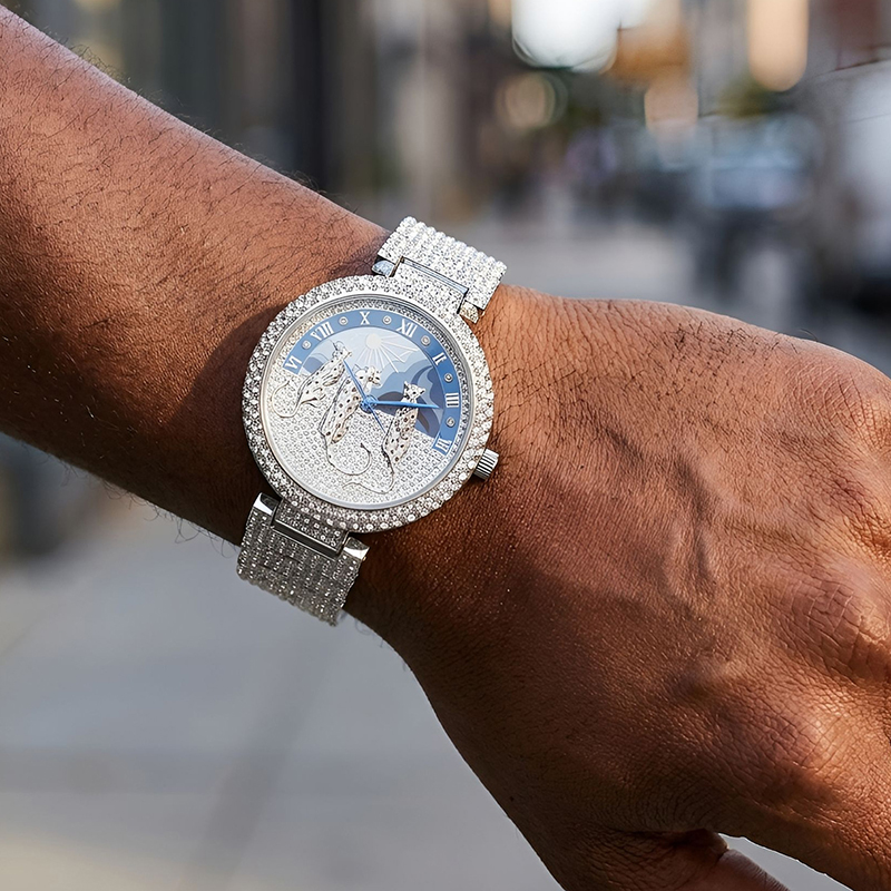 นาฬิกาผู้ชาย ลายดวงอาทิตย์และเ - Luxury Watch And Jewelry Brand บทวิจารณ์และราคา