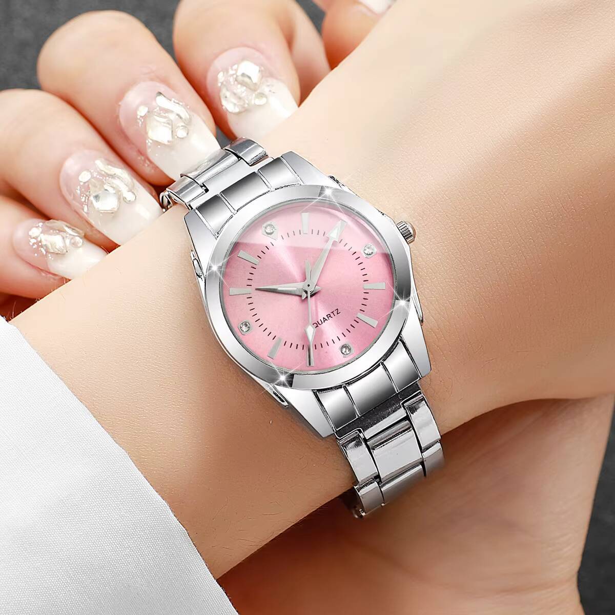 Luxury Rhinestone ผู้หญิงนาฬิก - Luxury Watch Packaging Box บทวิจารณ์และราคา