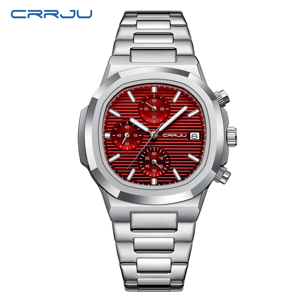 CRRJU Luxury Man นาฬิกากันน้ํา - Luxury Watch Exchange บทวิจารณ์และราคา