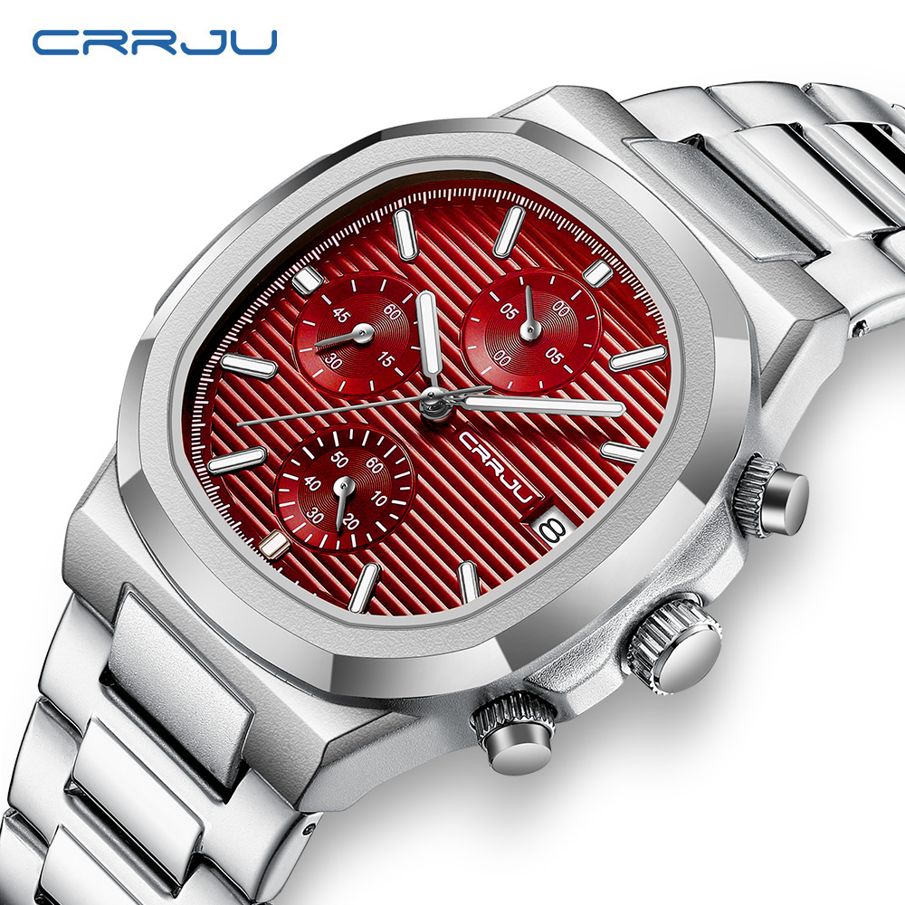 CRRJU Luxury Man นาฬิกากันน้ํา - Luxury Watch Exchange บทวิจารณ์และราคา