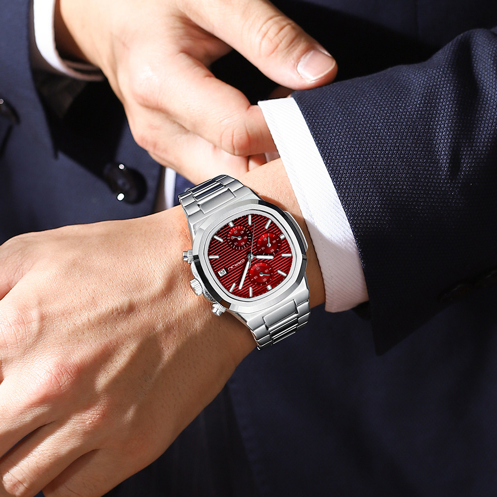 CRRJU Luxury Man นาฬิกากันน้ํา - Luxury Watch Exchange บทวิจารณ์และราคา