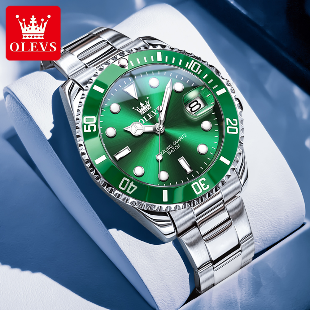 OLEVS นาฬิกาผู้ชาย 5885G แบรนด - Luxury Watch Magazine บทวิจารณ์และราคา
