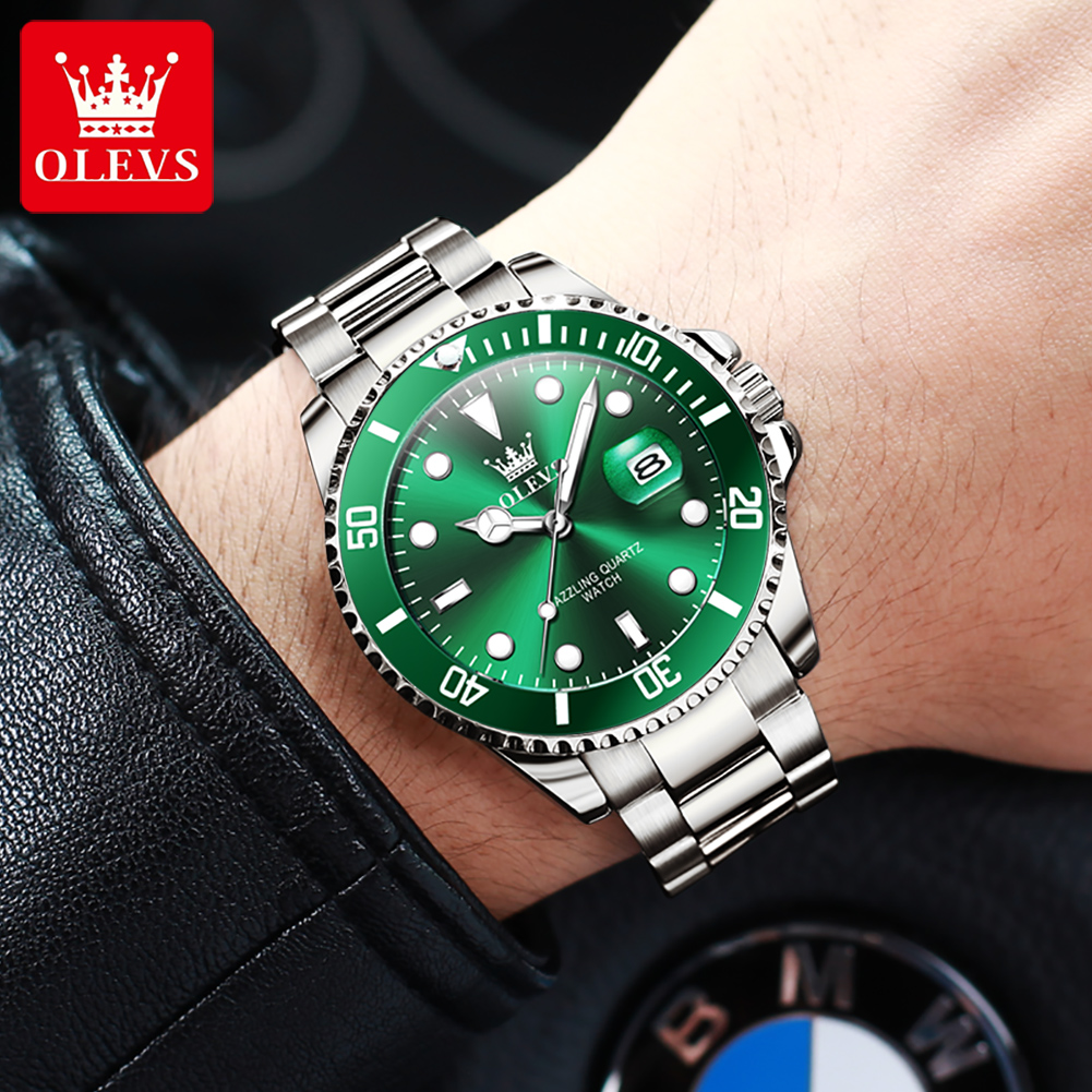 OLEVS นาฬิกาผู้ชาย 5885G แบรนด - Luxury Watch Magazine บทวิจารณ์และราคา