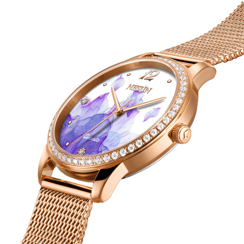 นาฬิกาข้อมือผู้หญิง NESUN 8 มม - Luxury Watch In Japan บทวิจารณ์และราคา