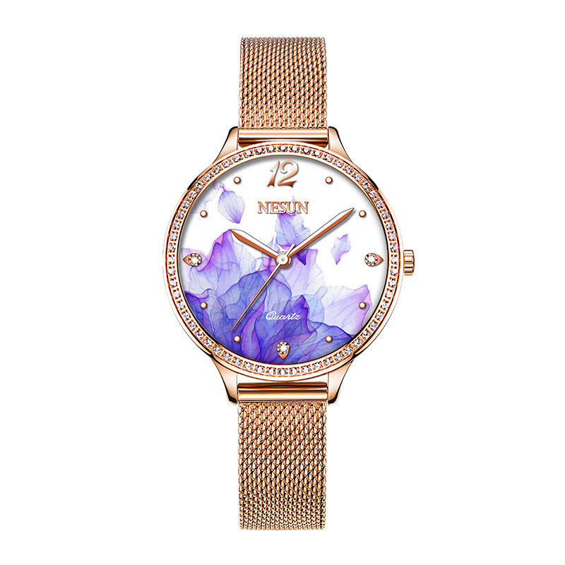 นาฬิกาข้อมือผู้หญิง NESUN 8 มม - Luxury Watch In Japan บทวิจารณ์และราคา