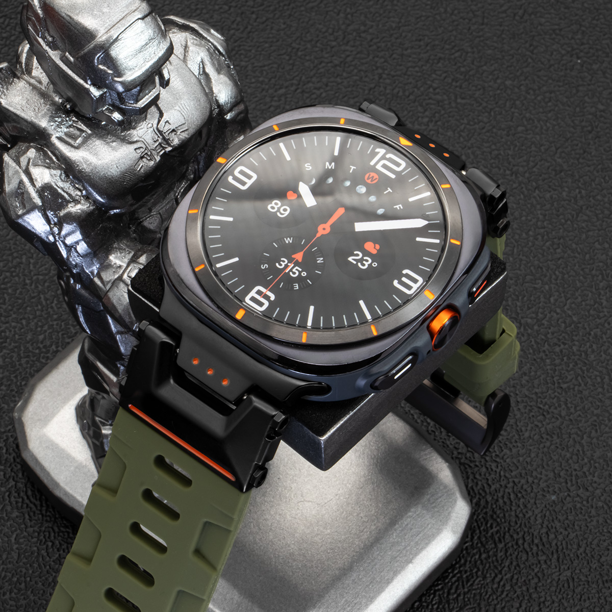 สายยางซิลิโคนสำหรับนาฬิกาซัมซุ - Luxury Watch With Rubber Strap บทวิจารณ์และราคา