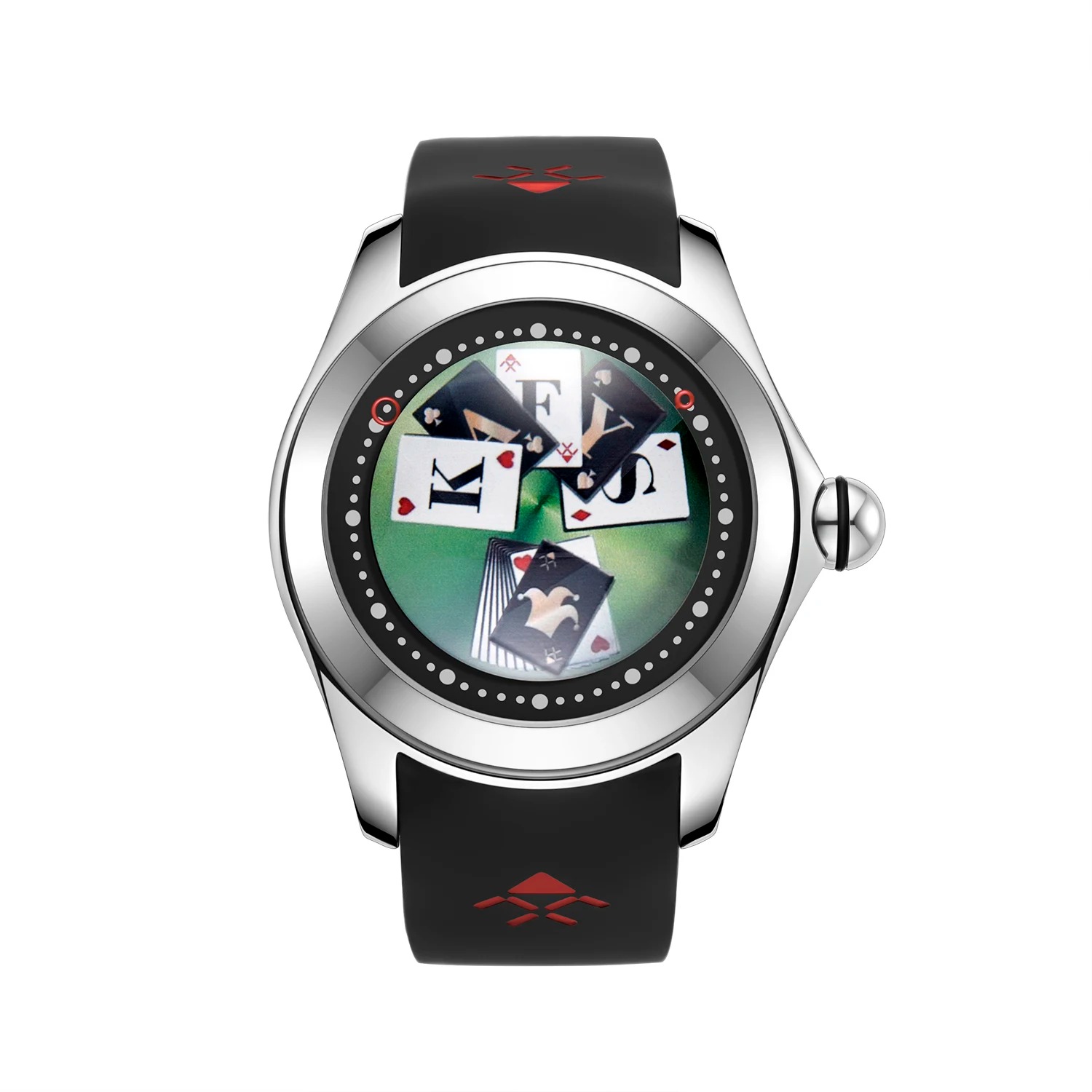 KAFYASE ผู้ชายนาฬิกาอัตโนมัติ  - Luxury Watch With Rubber Strap บทวิจารณ์และราคา