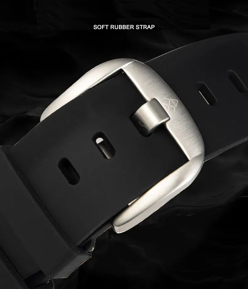 KAFYASE ผู้ชายนาฬิกาอัตโนมัติ  - Luxury Watch With Rubber Strap บทวิจารณ์และราคา