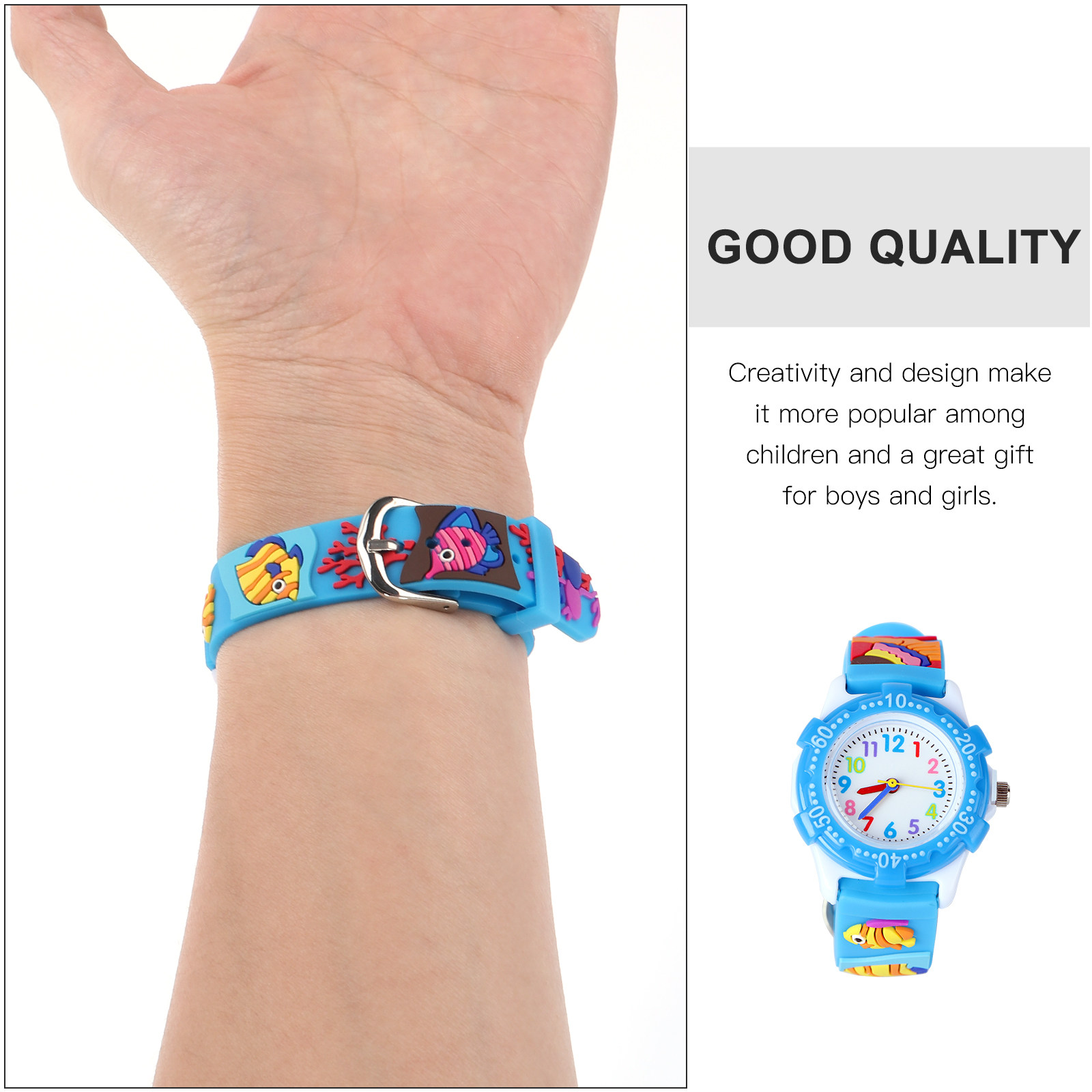 นาฬิกาข้อมือเด็ก 1 ชิ้น ลายการ - Luxury Watch Kids บทวิจารณ์และราคา