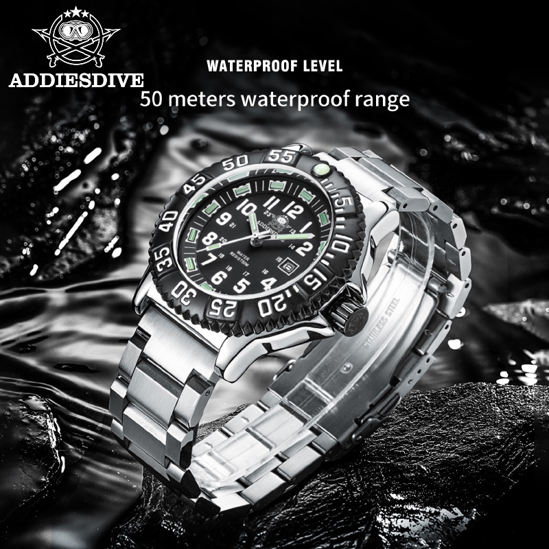 ADDIESDIVE แฟชั่นผู้ชายนาฬิกาอ - Luxury Watch Longines บทวิจารณ์และราคา